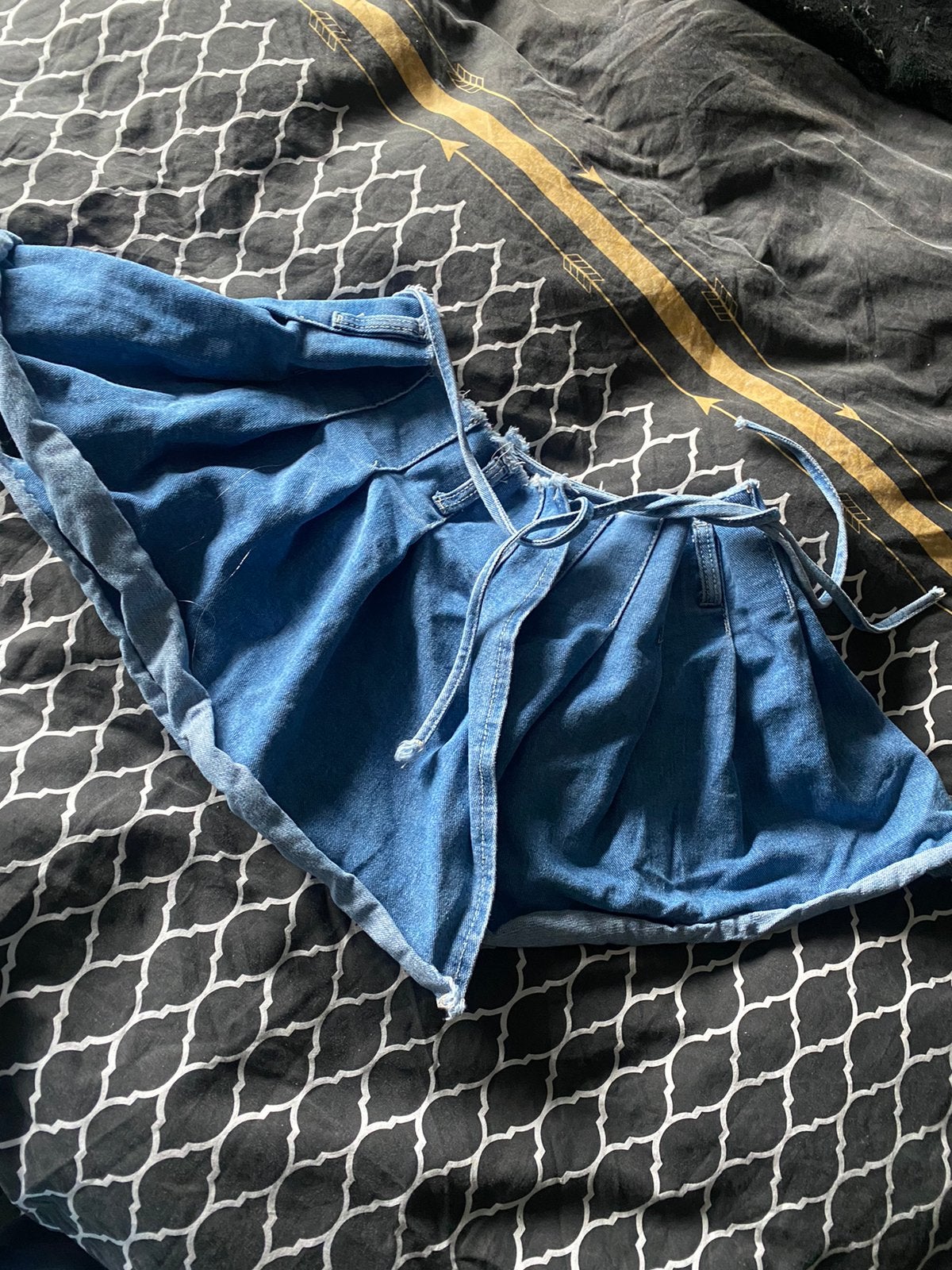 Zomers ,kort ,klok rokje, Ophalen of Verzenden, Zo goed als nieuw, Blauw, Overige typen