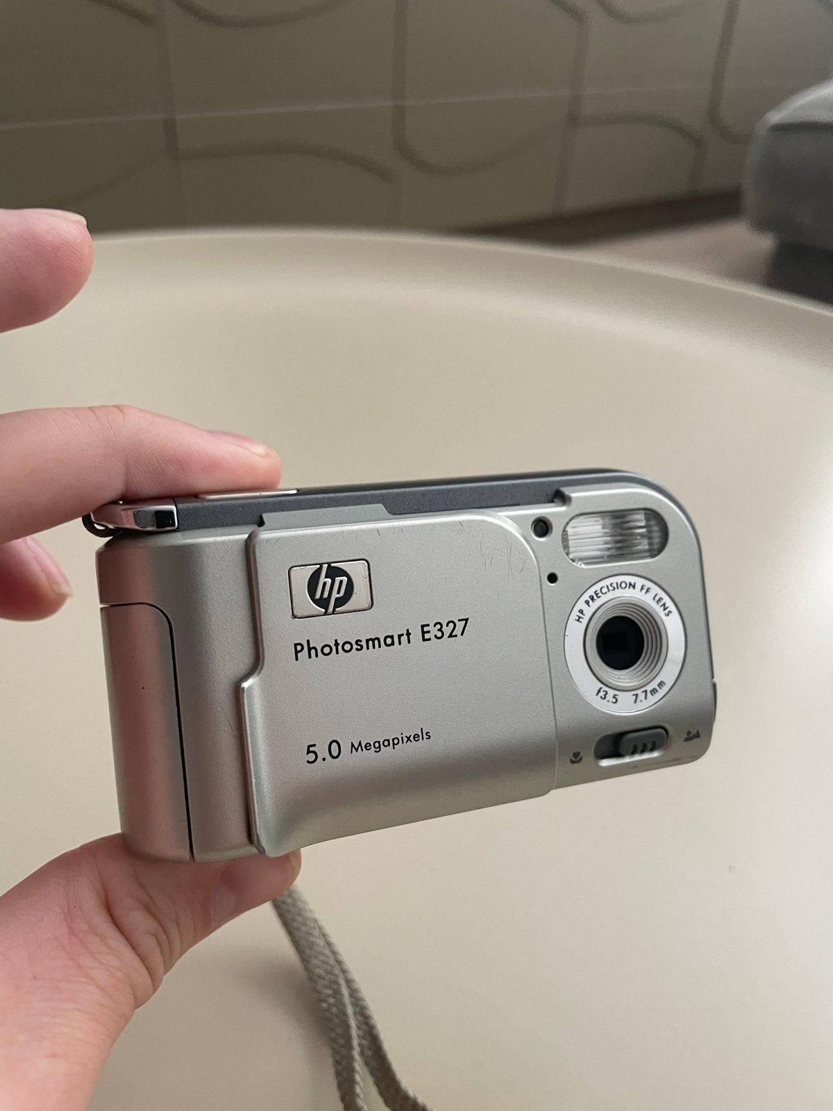 HP Photosmart E327 Compact Camera - Getest en Werkend, Audio, Tv en Foto, Fotocamera's Digitaal, Gebruikt, Compact, HP, Geen optische zoom