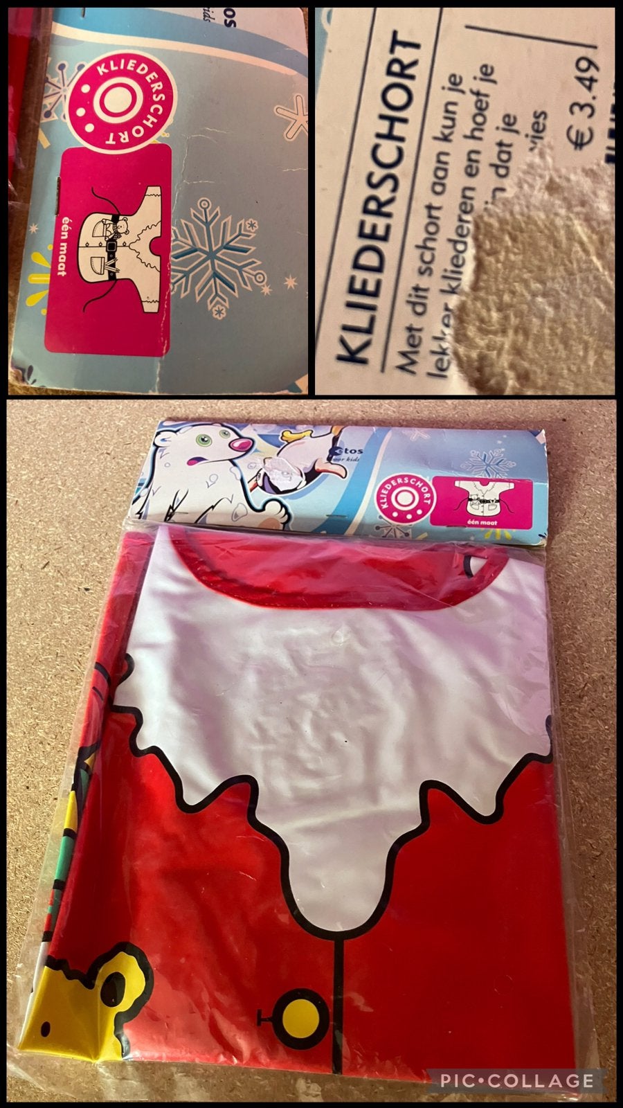 Nieuw=kliederschort kerst Kinderen=een maat, Ophalen of Verzenden, Nieuw