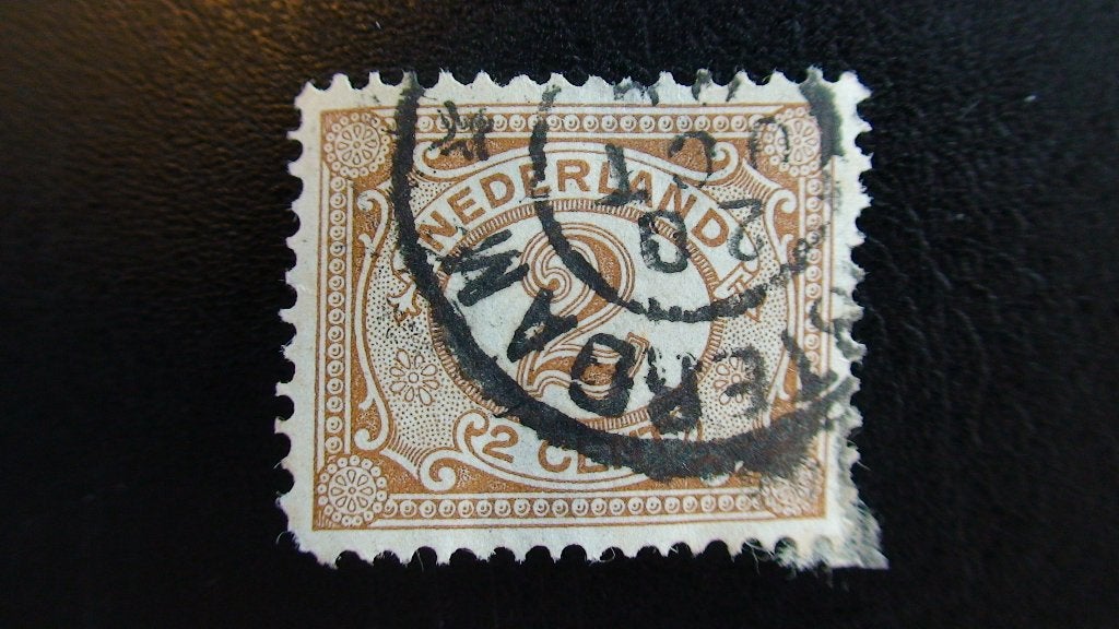 Te koop 2 cent frankeer nl 54, Ophalen of Verzenden, T/m 1940, Gestempeld