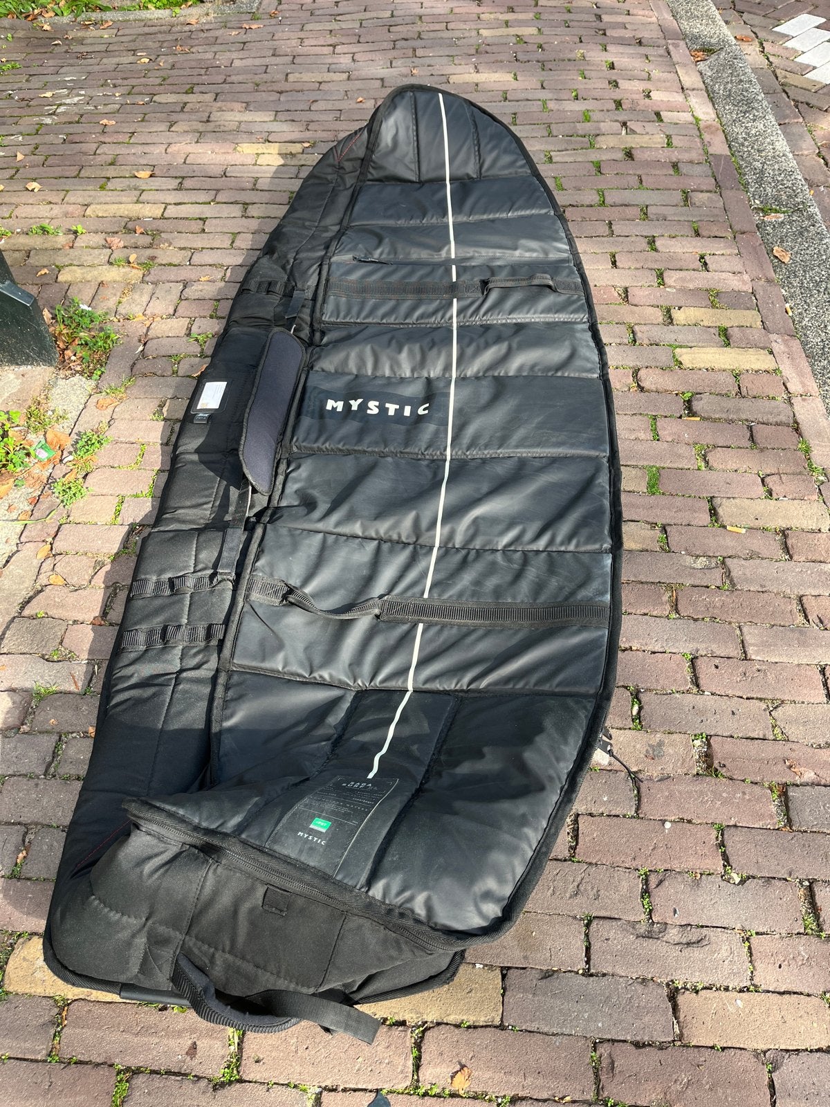 Mystic Saga Surf XL boardbag - Shortboard (max 193cm), Ophalen of Verzenden, Zo goed als nieuw, Shortboard, Met draagtas