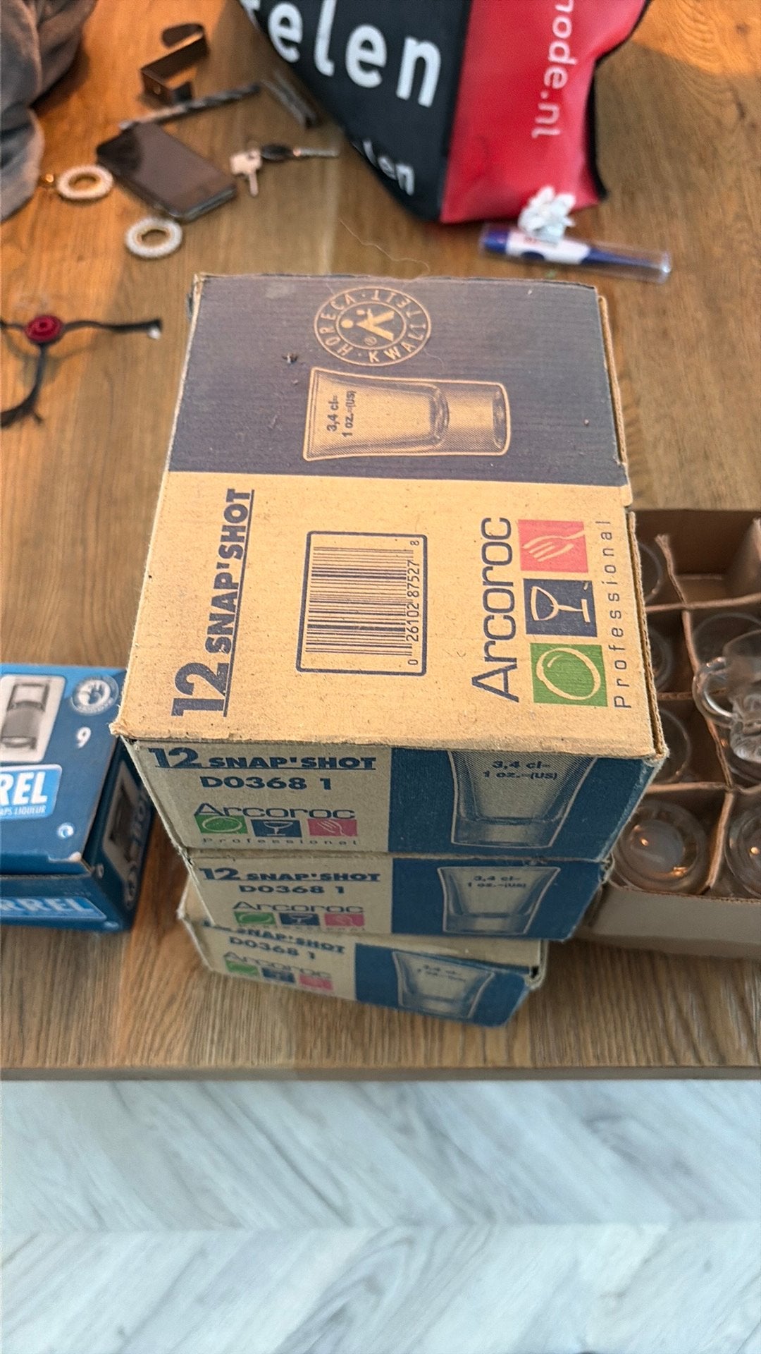 Shotglaasjes 66 stuks, Verzamelen, Ophalen, Zo goed als nieuw