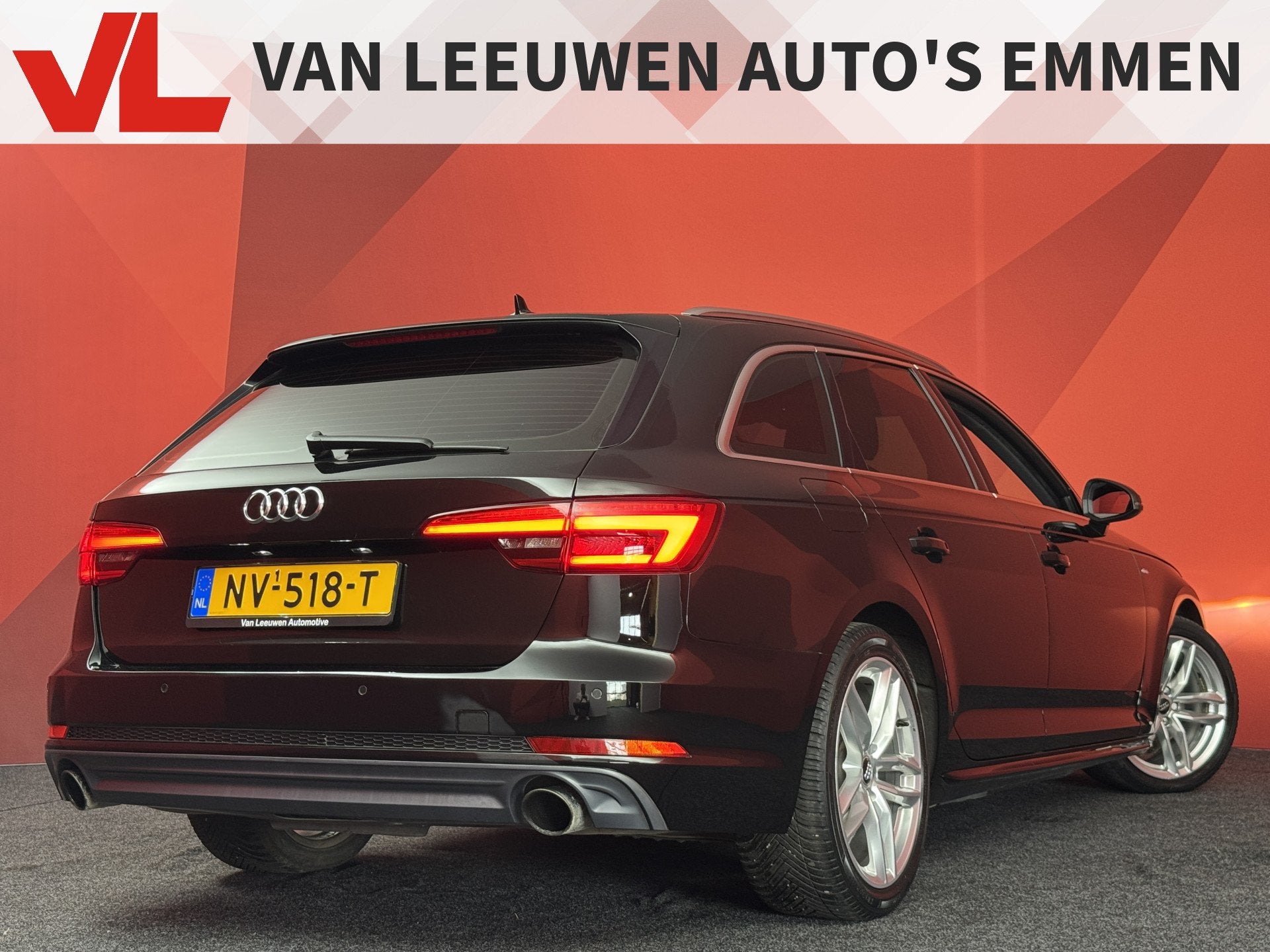 Audi A4 Avant 2.0 TFSI ultra Sport S line Edition | Half led, Auto's, Gebruikt, 1984 cc, 1435 kg, Zwart