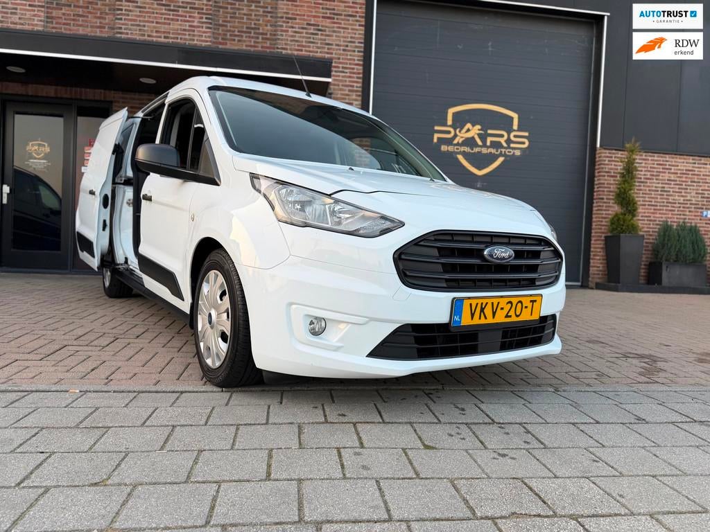 Ford Transit Connect 1.5 EcoBlue 120PK L2 Limited 3prsn Auto, Stof, Gebruikt, Wit, Bedrijf
