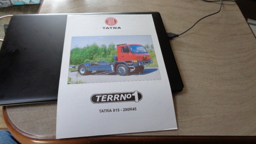 Folder  TATRA  815 - 280R45, Verzenden, Zo goed als nieuw, Overige merken