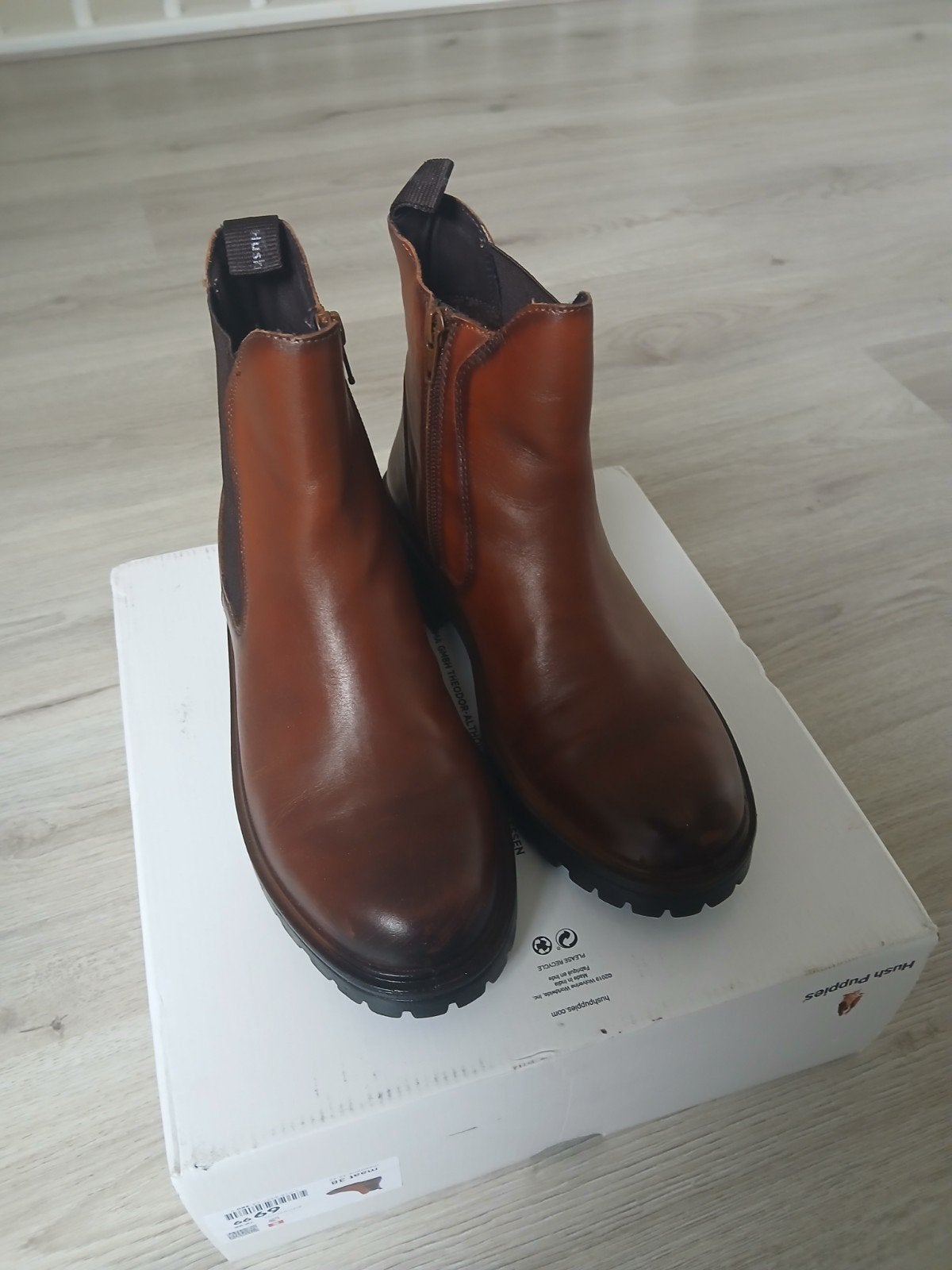 Enkellaarsjes Hush puppies maat 38, Bruin, Nieuw, Ophalen of Verzenden, Hush Puppies