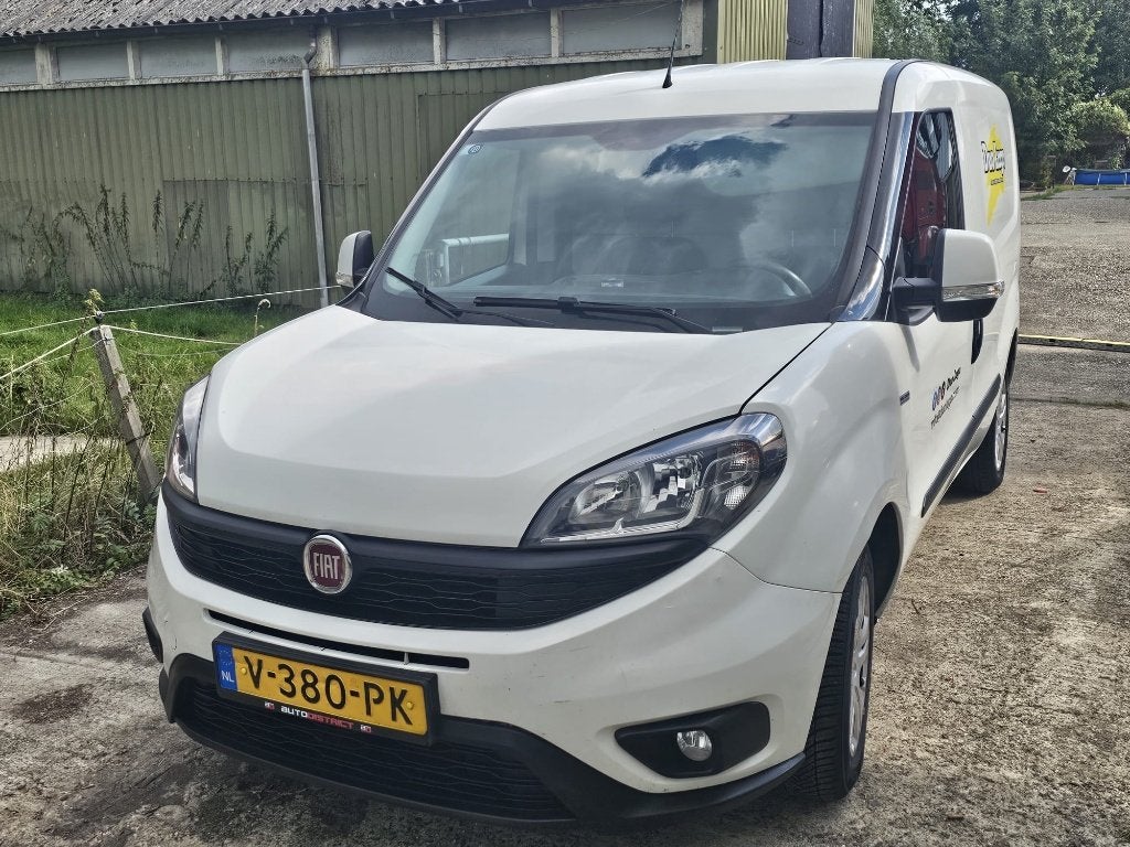 Fiat Doblo 1.2D 70KW 2018, Auto's, Bestelauto's, Wit, Origineel Nederlands, 500 kg, 1248 cc
