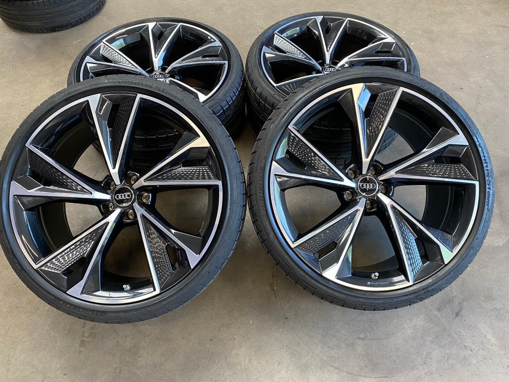 22 inch originele velgen + zomerbanden Audi RS6 RS7