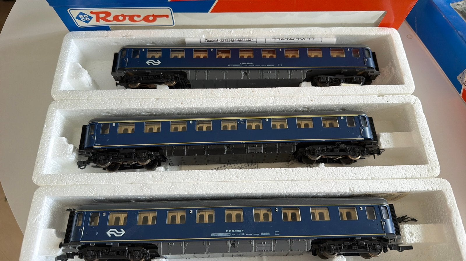 Roco H0 NS Plan D rijtuigen  blauwe kleurstelling NS, Gebruikt, Gelijkstroom, Wagon, Ophalen of Verzenden