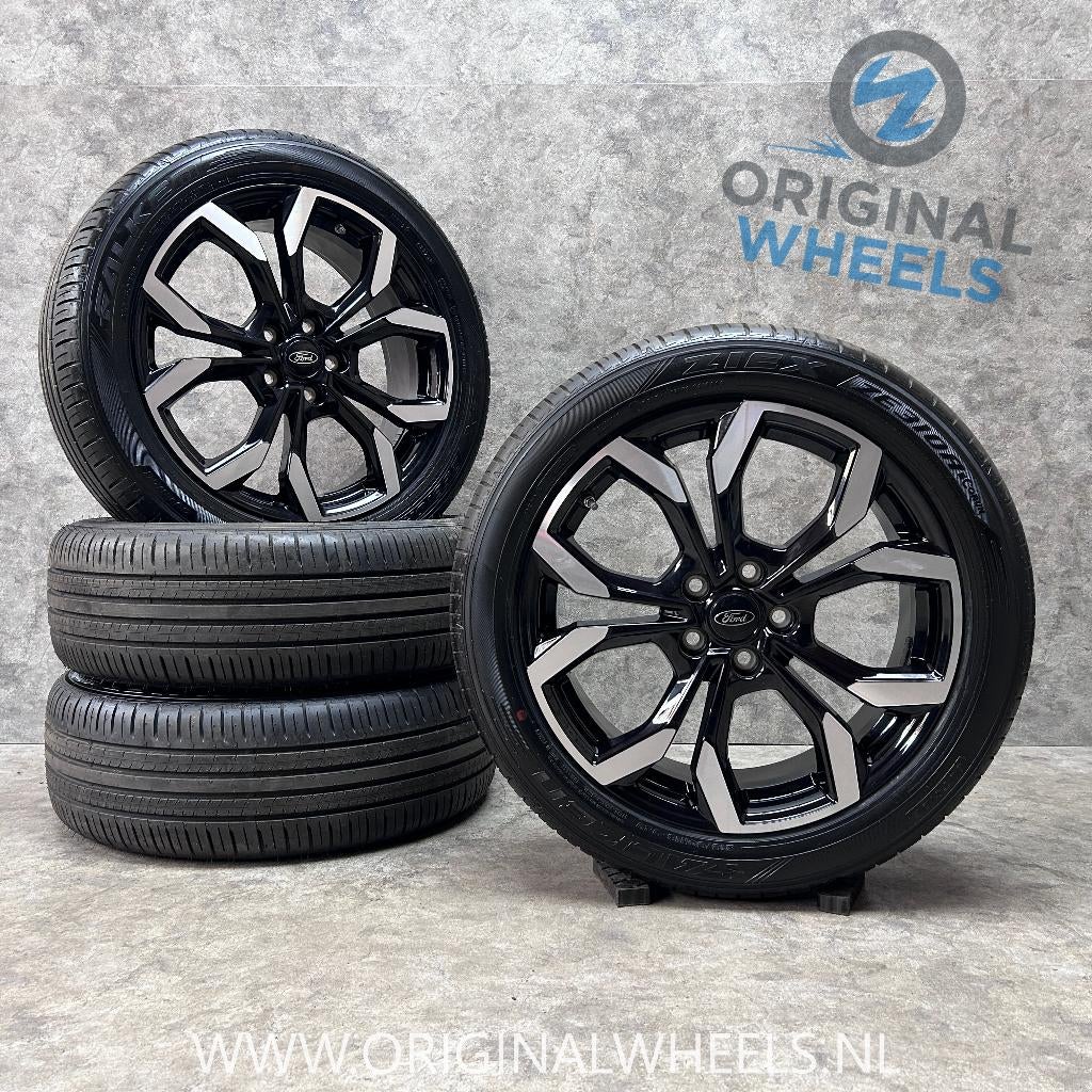 18 inch originele velgen + zomerbanden Ford Puma L1TC-RA, Auto-onderdelen, Banden en Velgen, 18 inch, 215 mm, Ford, Banden en Velgen