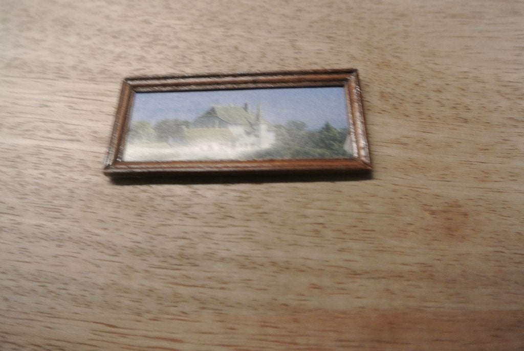 Poppenhuis Schilderij/ nr 124, Ophalen of Verzenden, Gebruikt, Gebruiksvoorwerp