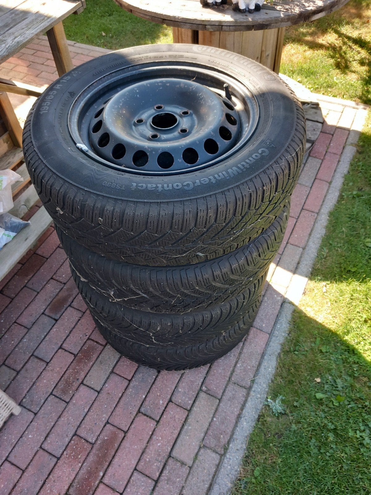 winterbanden in stalen velg, Auto diversen, Autosport-onderdelen, Ophalen