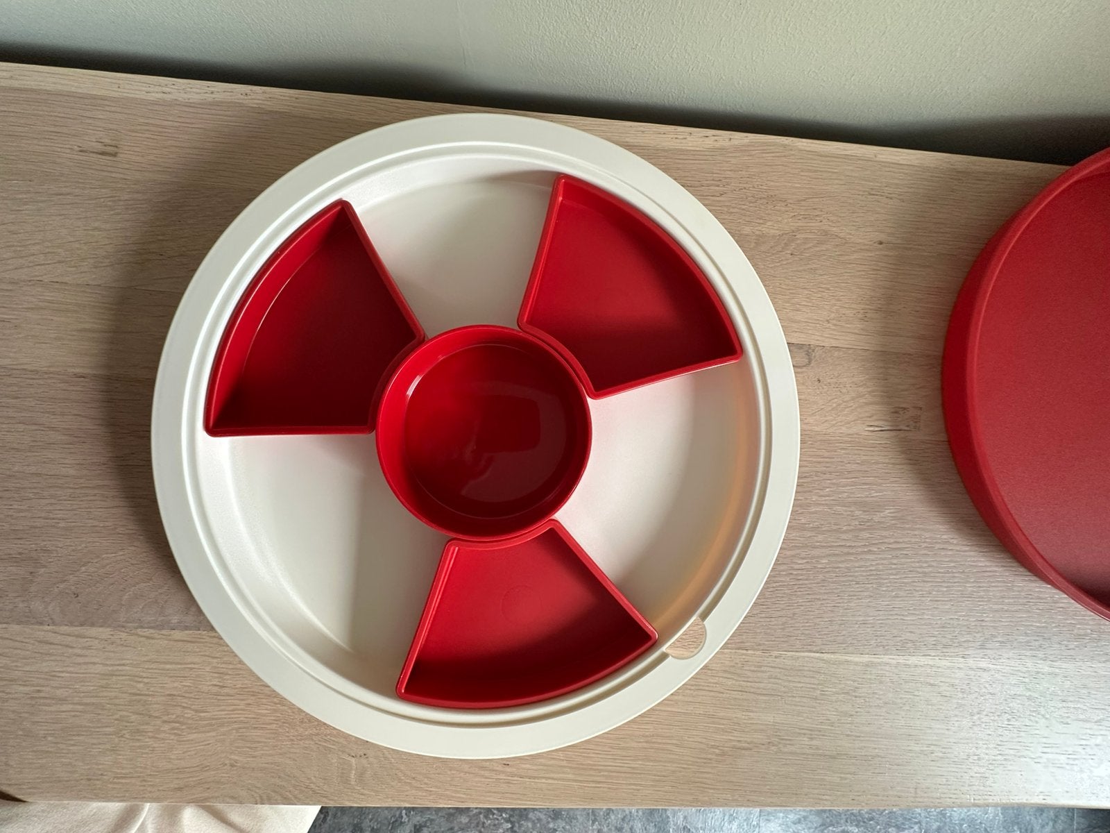 Tupperware hapjesschaal, Ophalen of Verzenden, Gebruikt