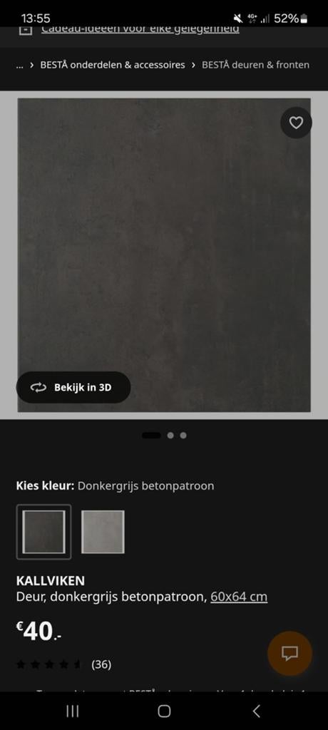 Deurtjes Ikea Kallviken, Ophalen, Zo goed als nieuw
