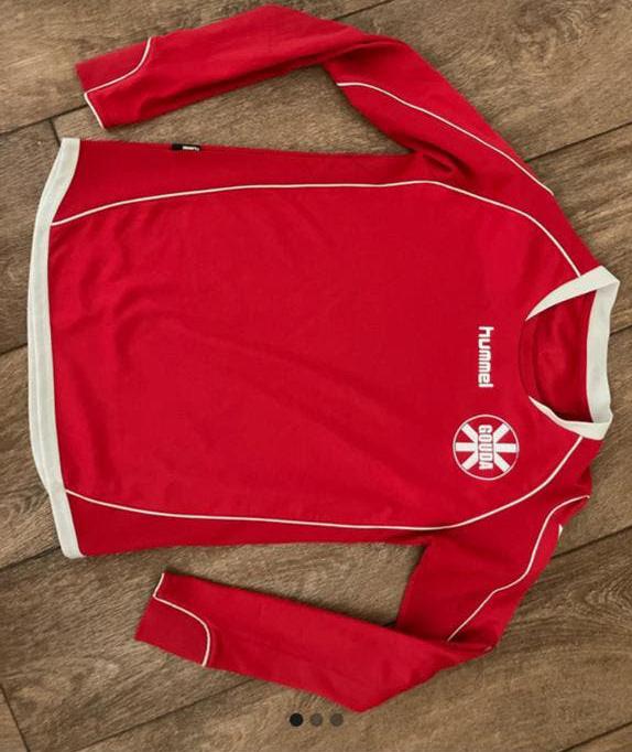 SV Gouda shirt 152, Ophalen of Verzenden, Gebruikt, Jongen, Sport- of Zwemkleding