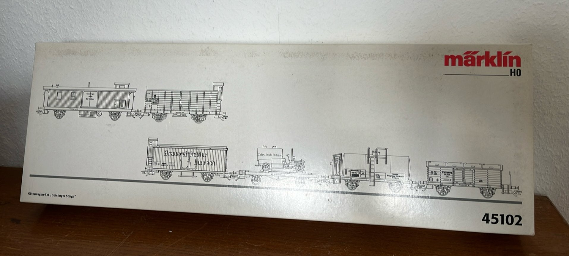 MARKLIN 45102 Set ‘Geislinger Steige’ K.W.St.E. (H0)., Wisselstroom, Wagon, Ophalen of Verzenden, Zo goed als nieuw