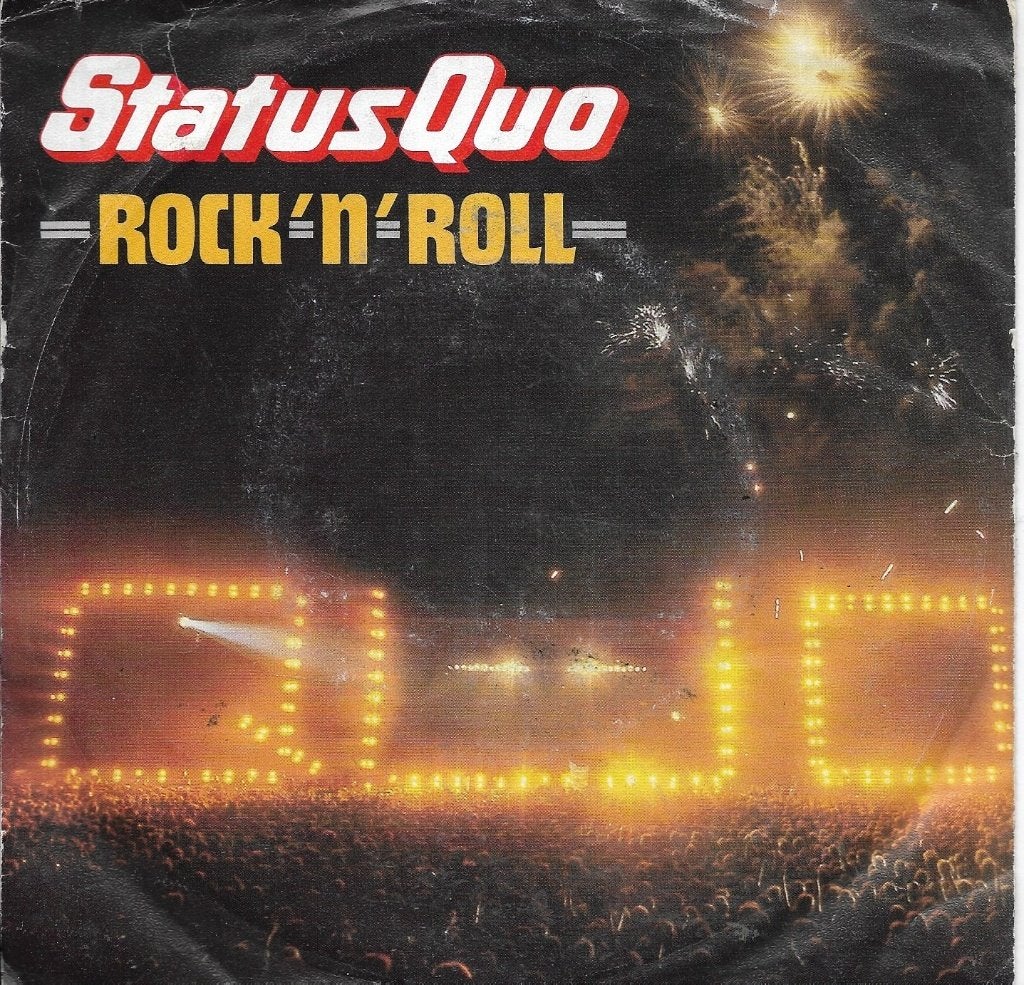 Status Quo-Rock 'n'roll, Gebruikt, 7 inch, Rock en Metal, Fotohoes