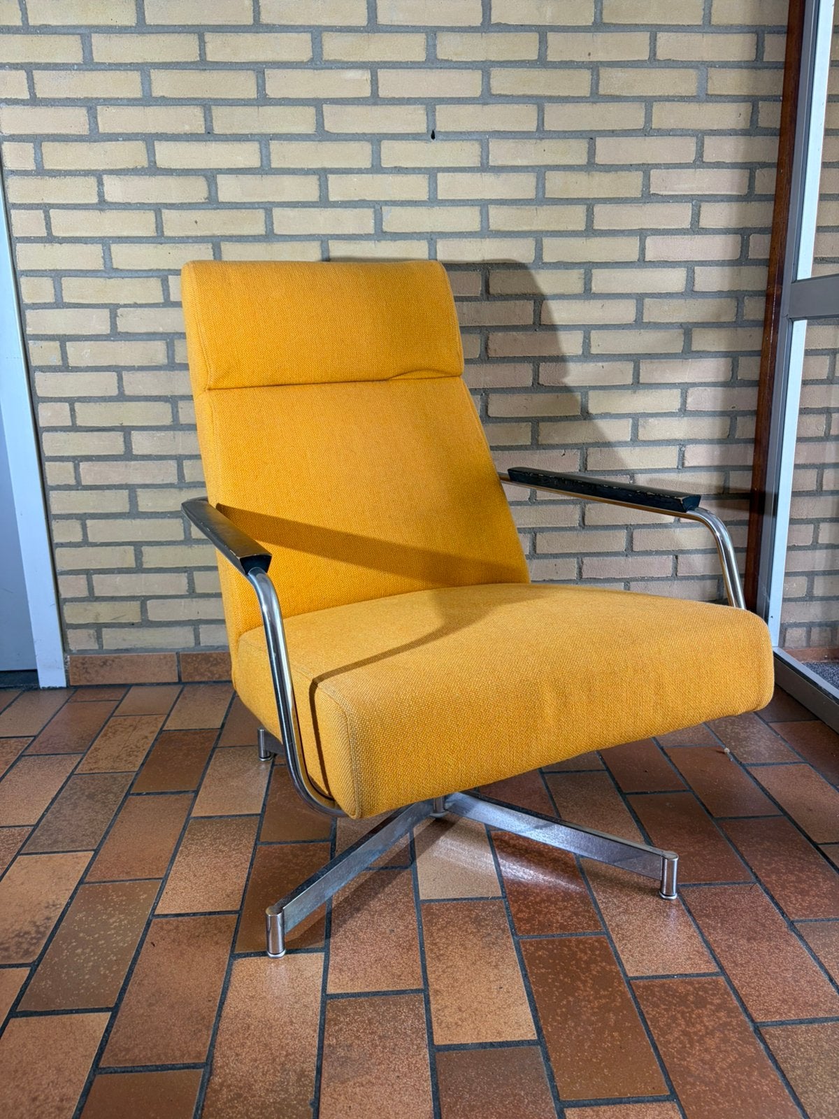 Vintage Harvink oranje 'optie' fauteuil.718, Ophalen