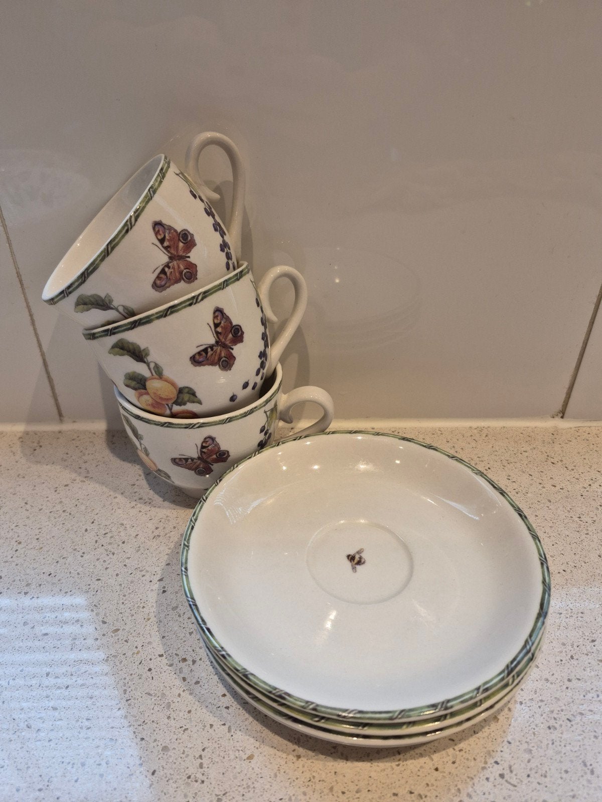 Janneke Brinkman Salentijn Fruit & Flowers servies, Ophalen, Gebruikt, Klassiek, Kop(pen) en/of Schotel(s)