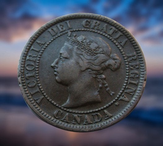 ** Victoria Regina Canada 1 Cent 1892  **  BRONS, Verzenden, Noord-Amerika, Losse munt