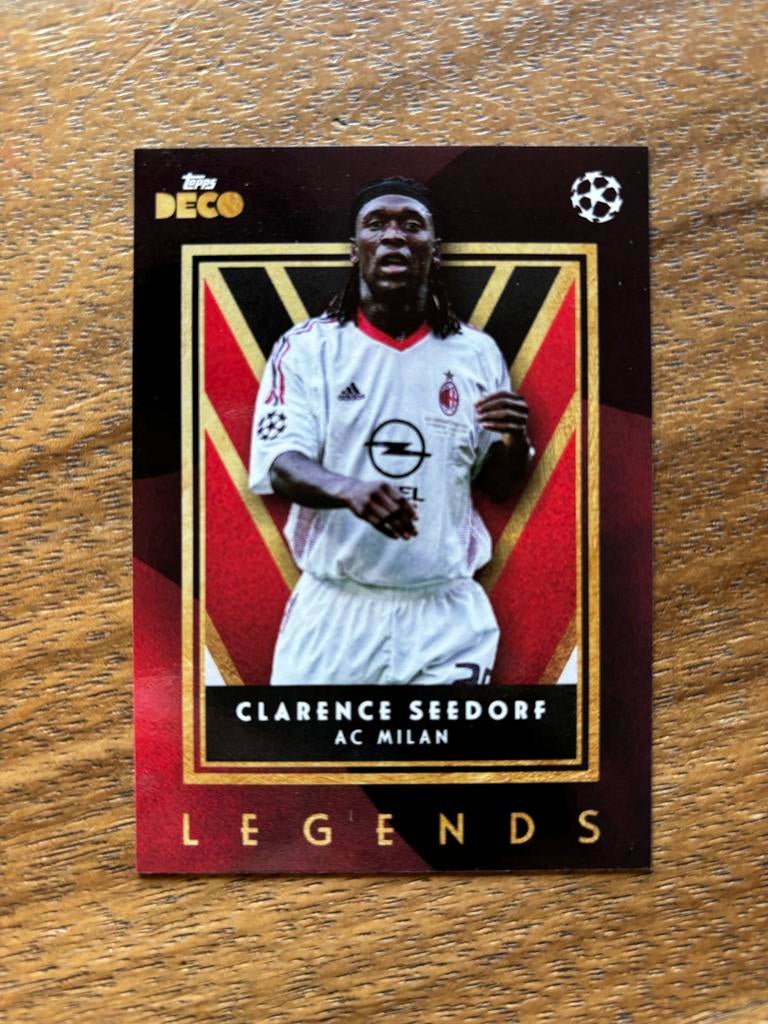 Clarence Seedorf AC Milan Legends Topps Deco Spelerskaart, Ophalen of Verzenden, Zo goed als nieuw, Plaatje