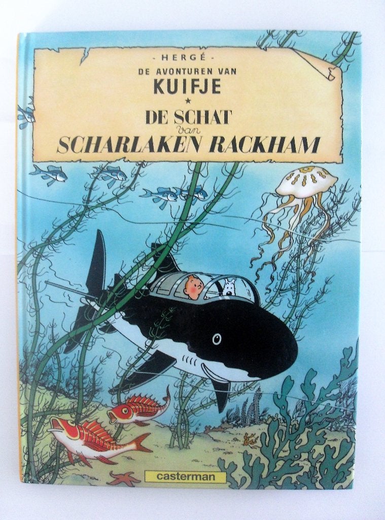 Kuifje De Schat Van Scharlaken Rackham 1981 Hardcover, Boeken, Eén stripboek, Ophalen of Verzenden, Zo goed als nieuw, Hergé