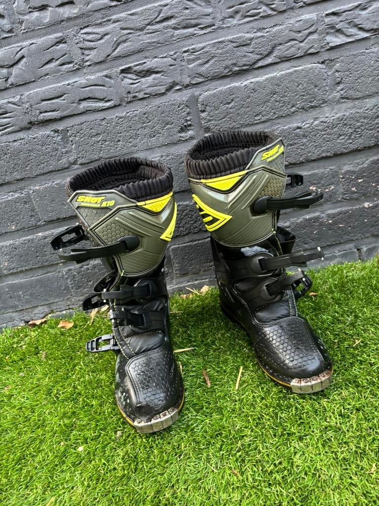 Te koop: Shot crosslaarzen maat 38, Motoren, Kleding | Motorkleding, Ophalen of Verzenden, Tweedehands, Laarzen