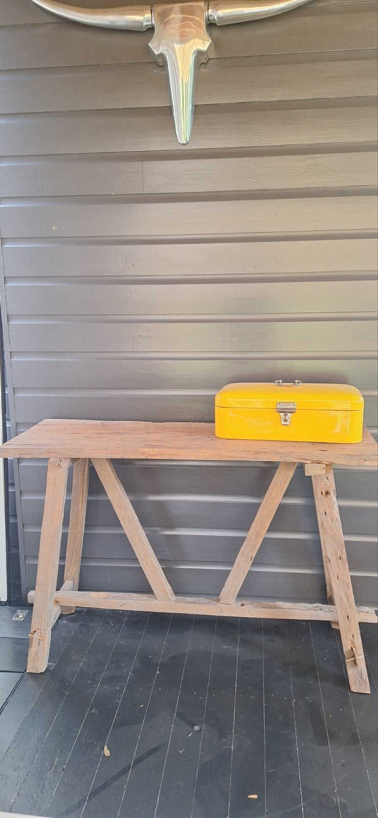 Side table, Ophalen, Minder dan 50 cm, Gebruikt, Eikenhout