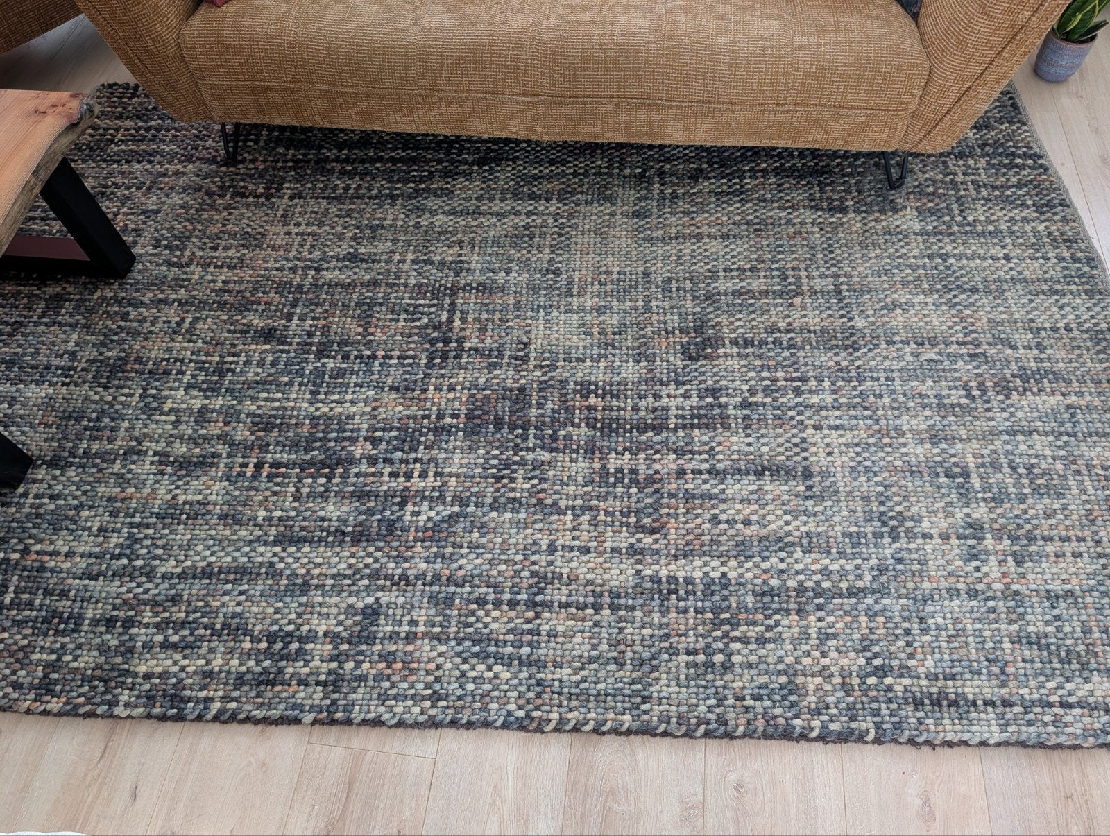 Handgeweven wollen vloerkleed 190x280 cm - Essex, Ophalen, Gebruikt, 150 tot 200 cm, 200 cm of meer