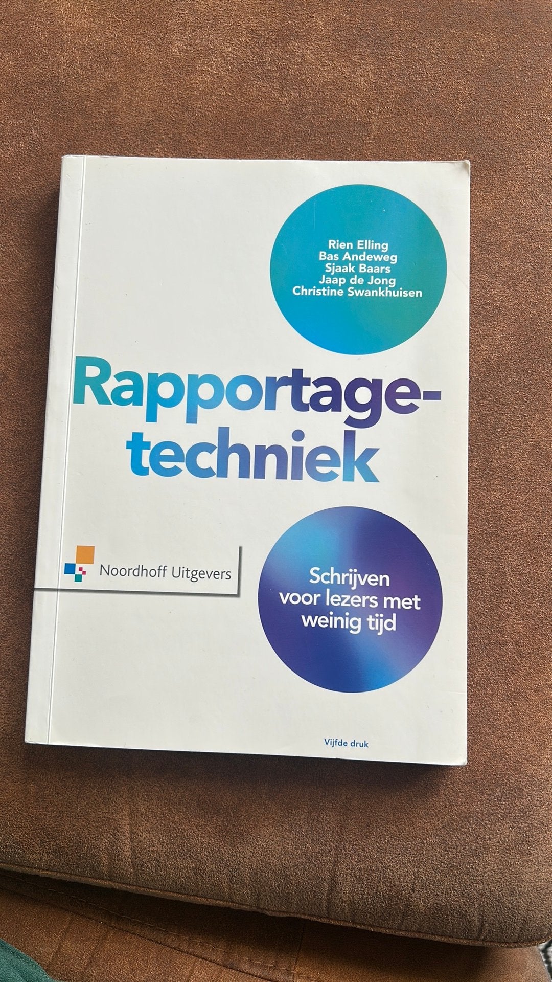 Jaap de Jong - Rapportagetechniek, Gelezen, Jaap de Jong; Swankhuisen; Sjaak Baars; Bas Andeweg; Rien Elling, Sociale wetenschap