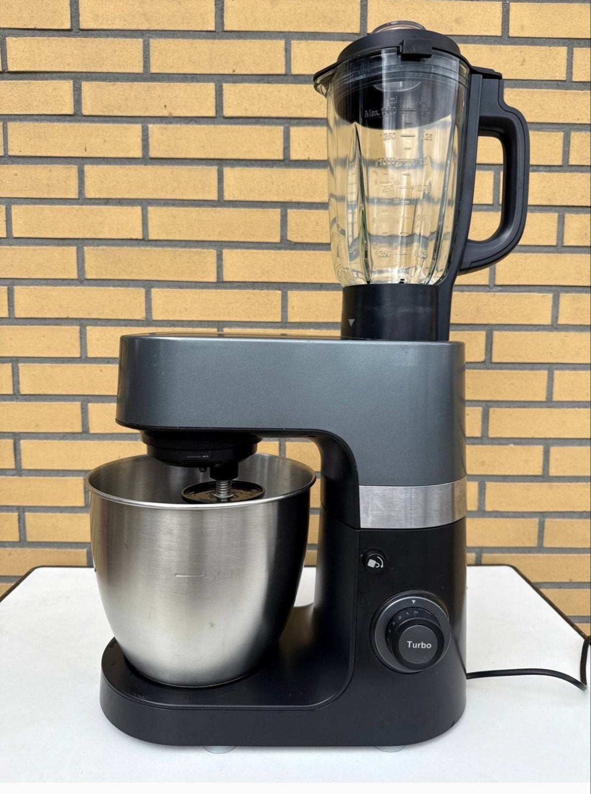 SilverCrest SKMP 1300 D3 Keukenmachine met Blender, 1 tot 2 liter, 3 snelheden of meer, Ophalen of Verzenden, Zo goed als nieuw