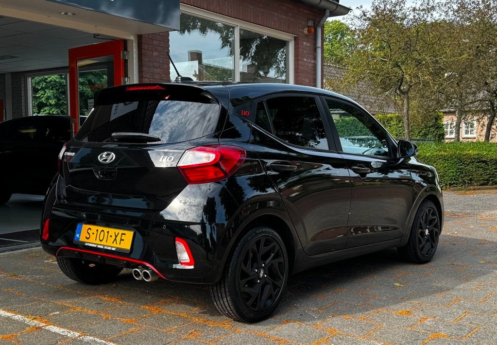 Hyundai I10 1.0 T-GDI N Line 5-zits*Camera*Carplay*Navi*Stoe, Auto's, Stof, Euro 6, Automatische klimaatregeling, 100 pk
