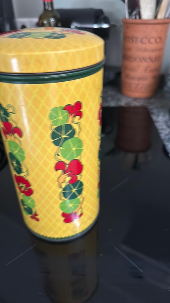 Verkade beschuitbus, Verzamelen, Blikken, Ophalen of Verzenden, Zo goed als nieuw, Koek(jes), Verkade