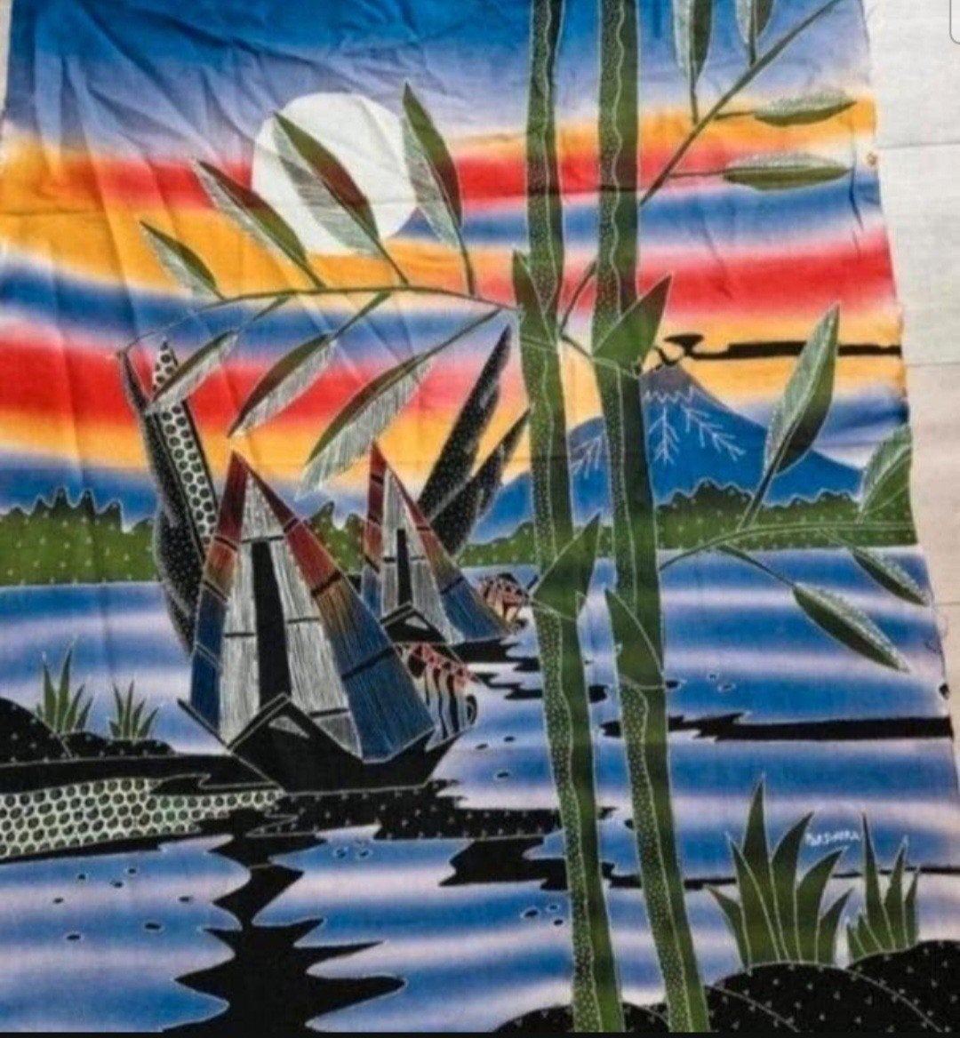 Originele oude batik uit Indonesië, Ophalen of Verzenden