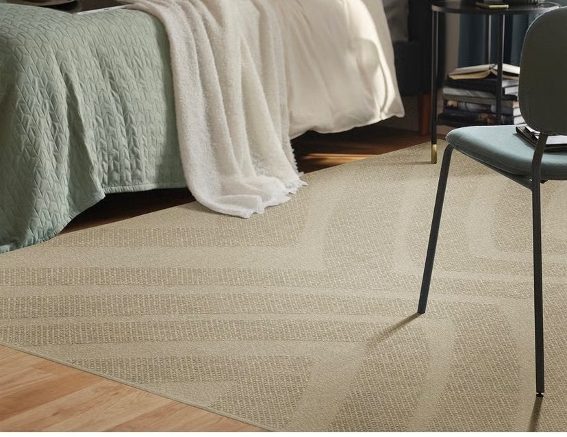 Vloerkleed, Huis en Inrichting, Stoffering | Tapijten en Kleden, Ophalen, Beige, 200 cm of meer, Zo goed als nieuw