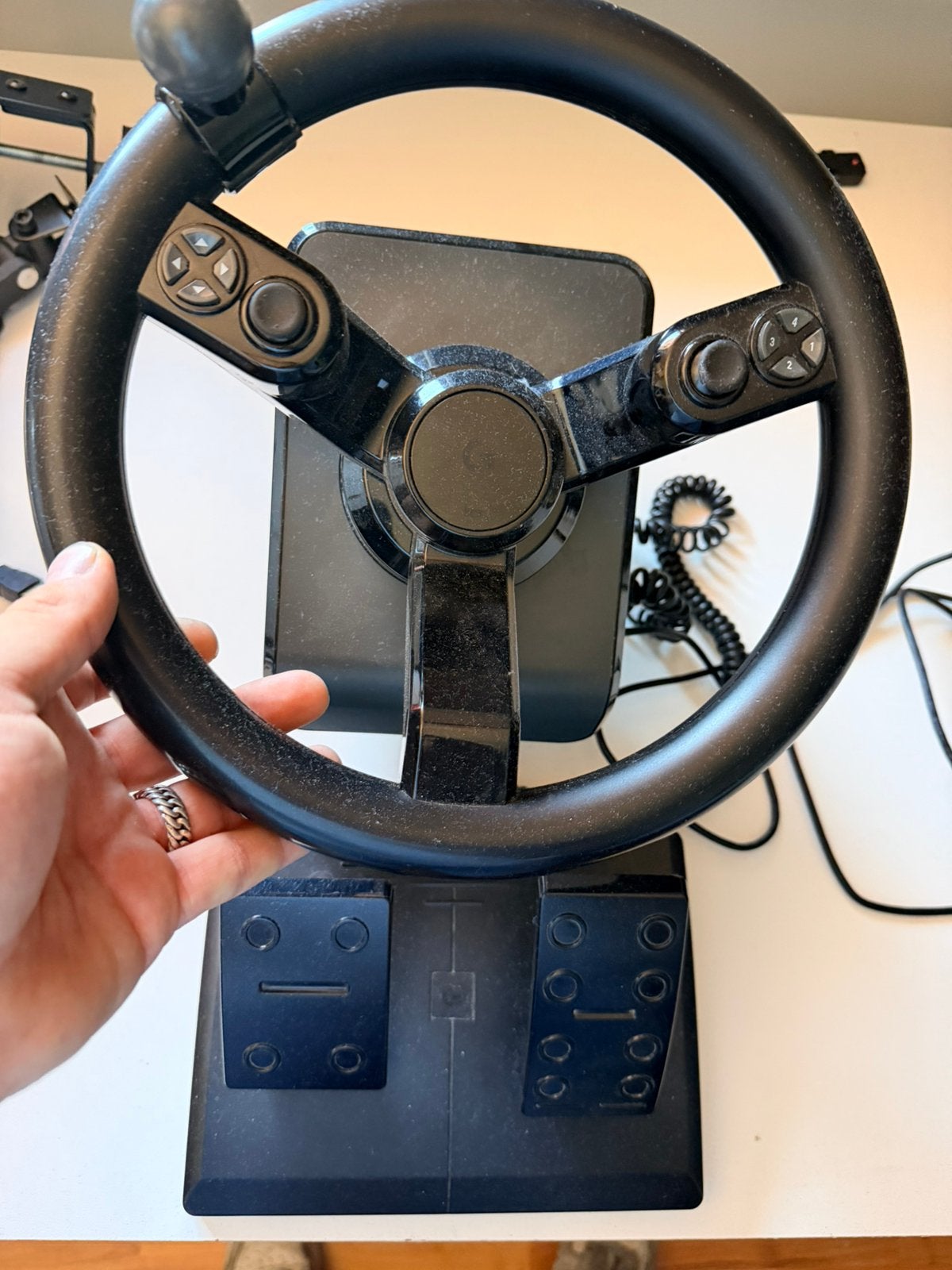 Logitech stuur heavy equipment, Ophalen of Verzenden, Gebruikt