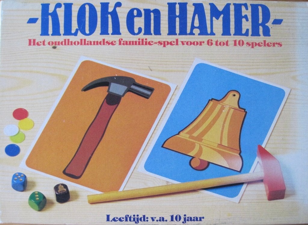 bordspel Klok en Hamer - uitgave HEMA, Vijf spelers of meer, Ophalen of Verzenden, Zo goed als nieuw, Hema