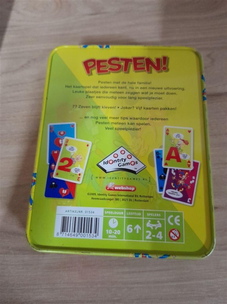 pesten in blik - s4768, Verzenden, Zo goed als nieuw