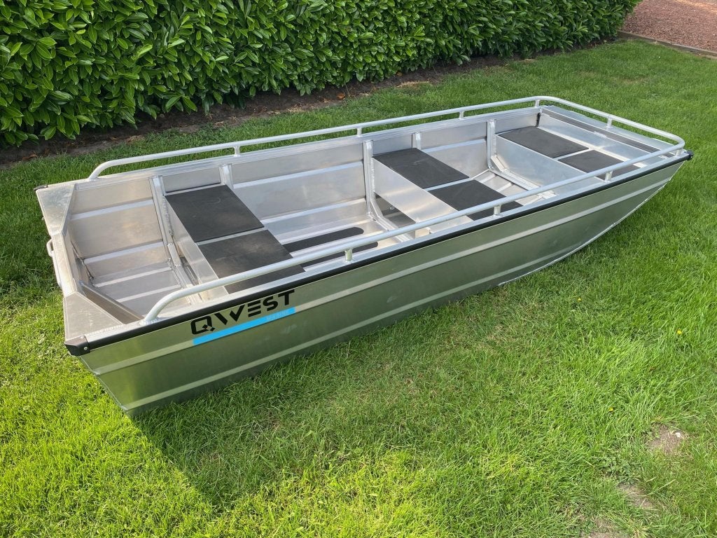 Qwest | Onderhoudsarme aluminium platbodems | 3 tot 5 meter, Watersport en Boten, Niet ingevuld, 60 pk, 1 m, Niet ingevuld