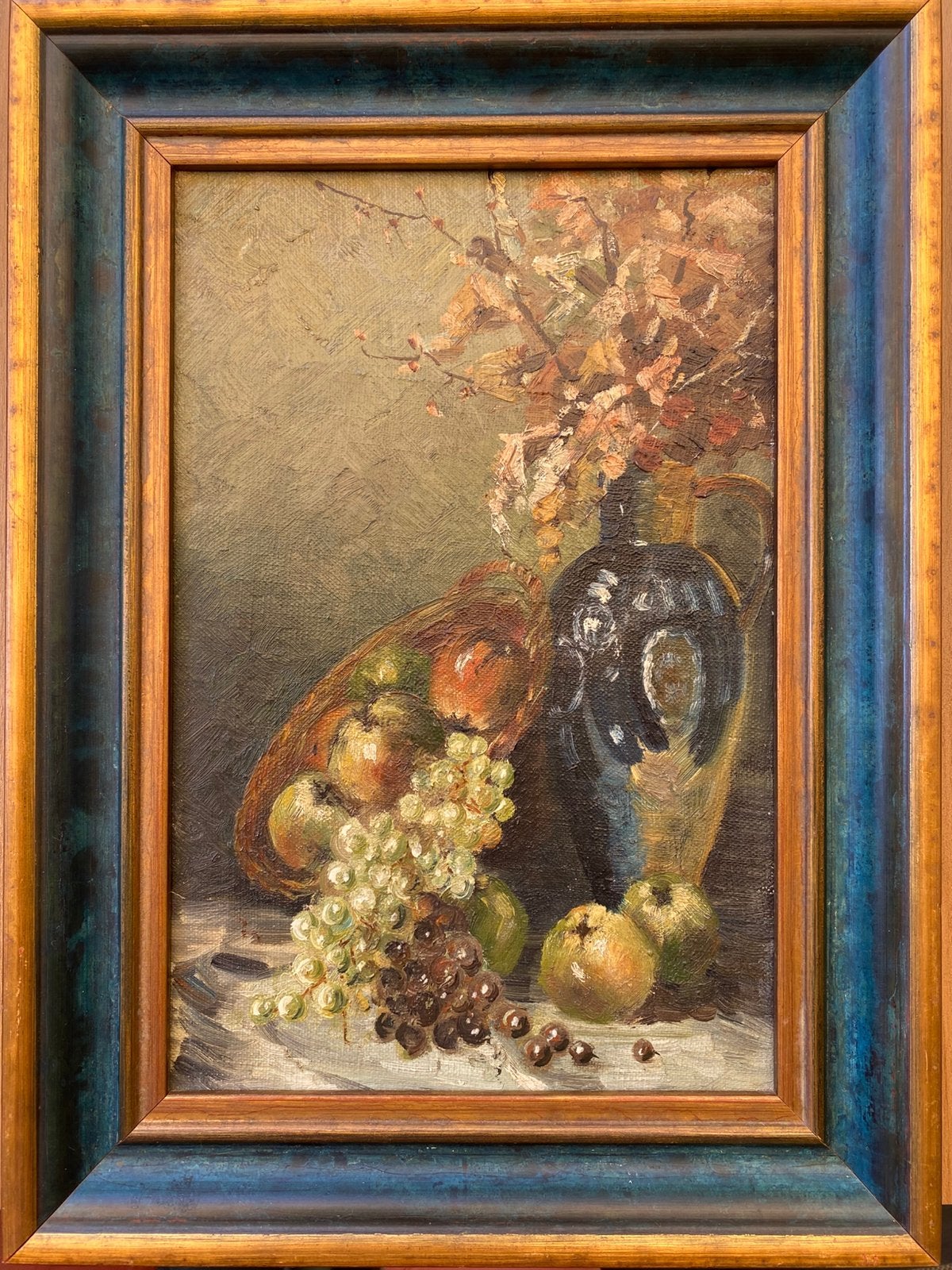 Olieverf / paneel stilleven, Ophalen of Verzenden