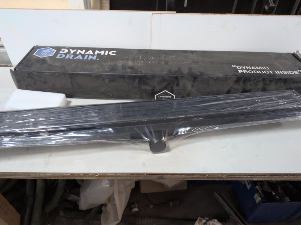 Nieuwe antraciet douche drain 80 cm, Doe-het-zelf en Verbouw, Ophalen, Nieuw, Douche