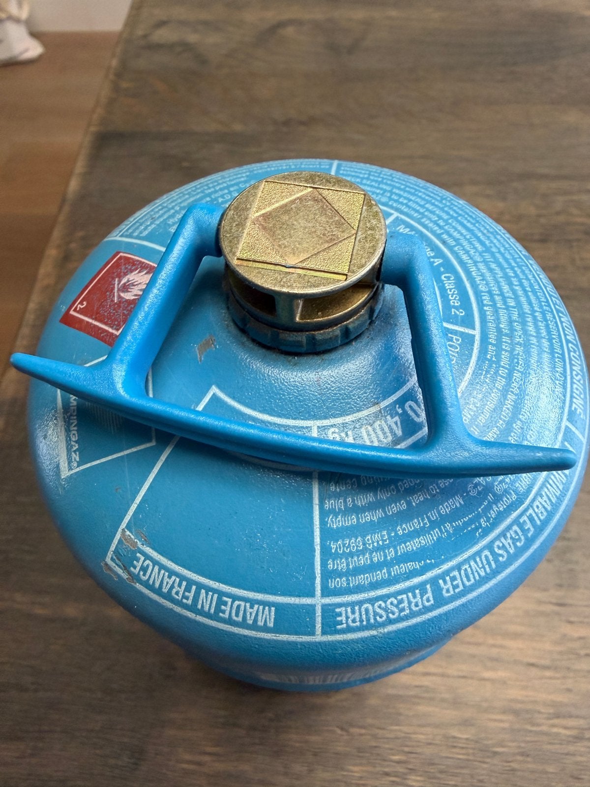 Campingaz gasfles 0,4 kg - Butaan -, Caravans en Kamperen, Kampeeraccessoires, Gebruikt, Ophalen of Verzenden