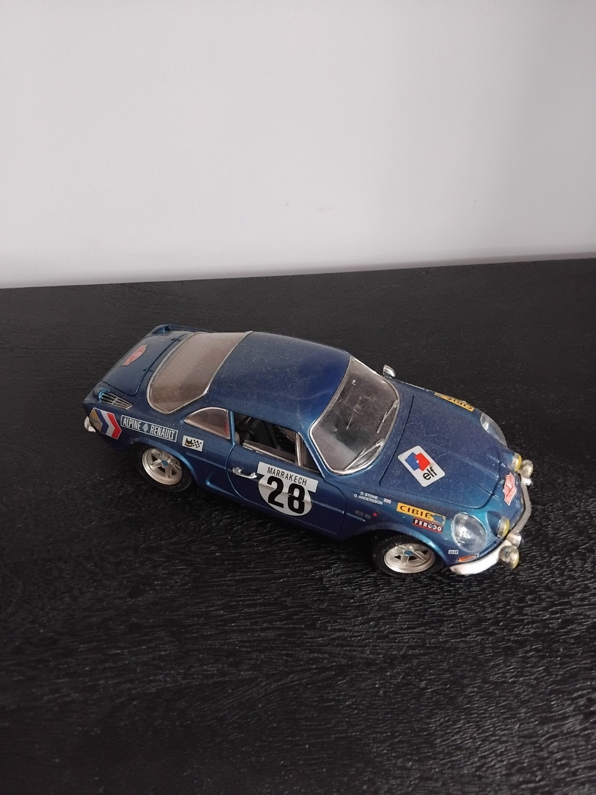 Burago a alpine a110 model auto schaal 1 op 16 prijs €10, Ophalen of Verzenden, Auto, Overige merken