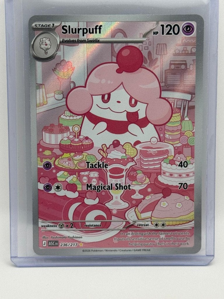 Slurpuff #236 Pokémon Ascended Heroes, Ophalen of Verzenden, Nieuw, Losse kaart, Foil