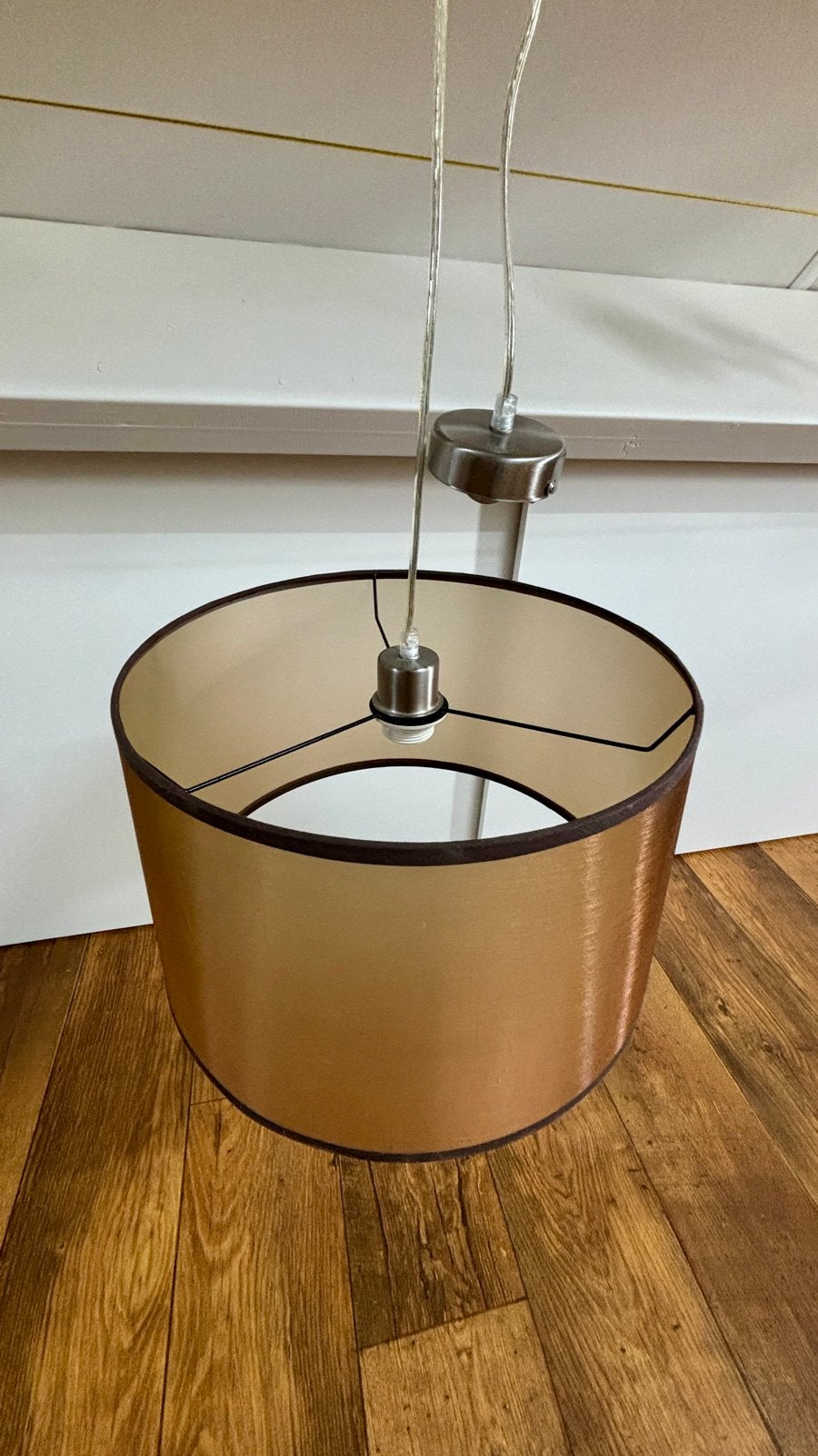 Hanglamp 42 cm doorsnee, Ophalen, Gebruikt, Overige materialen, E27 (groot)