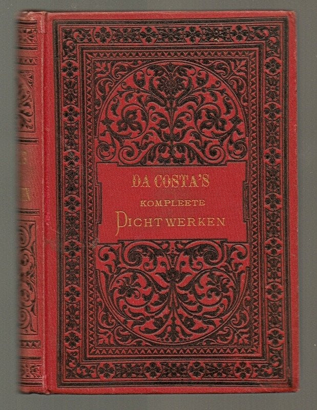 DA COSTA's Kompleete Dichtwerken ~ J.P. Hasebroek ~ 1876, Verzenden
