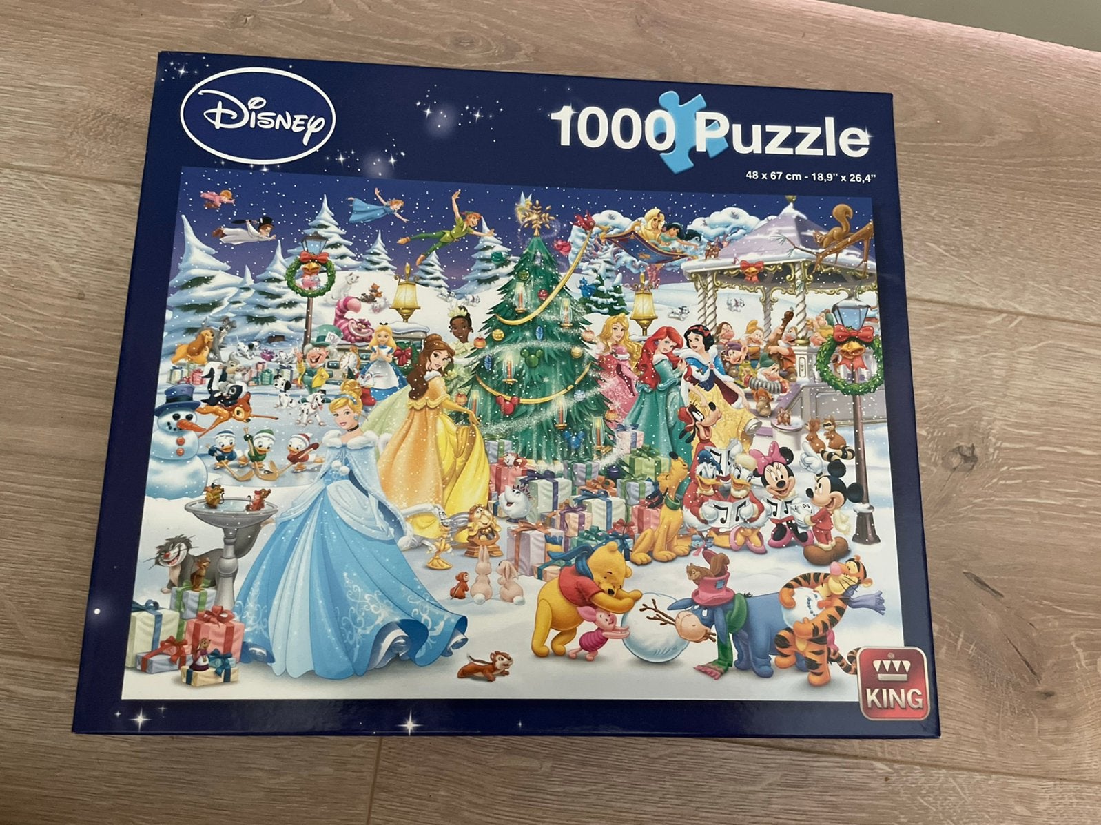 Disney kerst puzzel, Ophalen, 500 t/m 1500 stukjes, Zo goed als nieuw