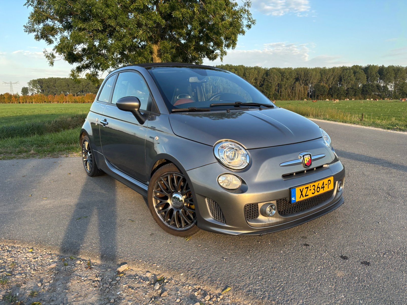 Fiat 500 1.4 Abarth C 2013 Grijs, Voorwielaandrijving, Euro 5, 15 km/l, 40 €/maand