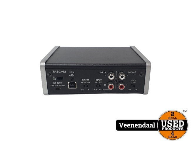 Tascam US-1x2 Audio Interface in Nette Staat, Focusrite, Zo goed als nieuw, https://support.focusrite.com/hc/nl/requests/new, Windsor House, Turnpike Road, High Wycombe HP12 3FX, Verenigd Koninkrijk