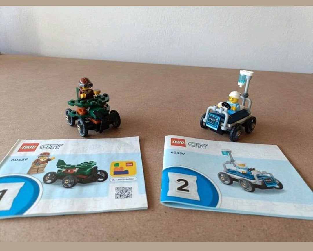 Lego City vliegtuig vs ziekenhuisbed 60459, City, Lego, Ophalen of Verzenden, Zo goed als nieuw